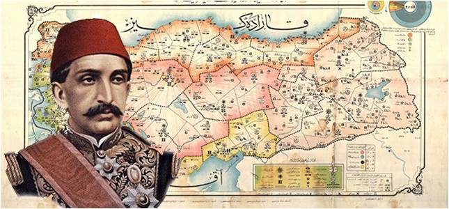 II.Abdülhamit'in yaptırdığı çalışma sonucu 65 Noktada Bulunan Petrol Haritası