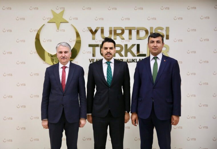 SASAM’DAN YURTDIŞI TÜRKLER VE AKRABA TOPLULUKLAR BAŞKANINA ZİYARET