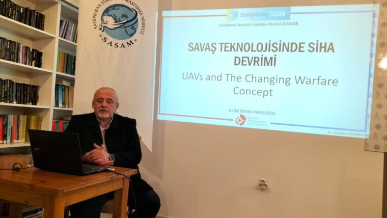 “SAVAŞ TEKNOLOJİSİNDE SİHA DEVRİMİ” BAŞLIKLI SÖYLEŞİMİZ GERÇEKLEŞTİ