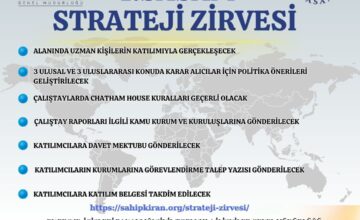 1. SASAM STRATEJİ ZİRVESİ DÜZENLENECEK