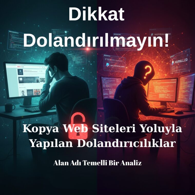 KOPYA WEB SİTELERİ YOLUYLA YAPILAN DOLANDIRICILIKLAR