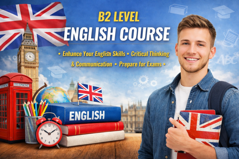 B2 LEVEL – 5-DAY ENGLISH COURSE PROGRAMME (ERASMUS ADULT EDUCATION)