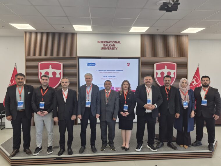 ERASMUS+ PROJEMİZ KAPSAMINDA ULUSLARARASI BALKAN ÜNİVERSİTESİ’NE İŞBAŞI GÖZLEM HAREKETLİLİĞİ GERÇEKLEŞTİRİLDİ