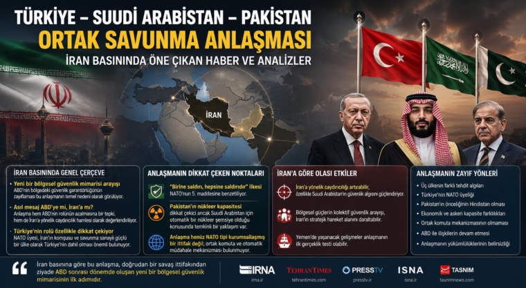 İRAN BASININDA “MEKKE ORTAK SAVUNMA ANLAŞMASI” ALGISI