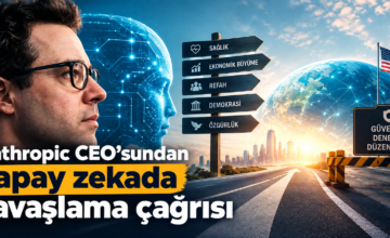 ANTHROPİC CEO’SU DARİO AMODEİ: “ÖNCÜ YAPAY ZEKÂ GELİŞİMİNİN HIZINI AYARLAMALIYIZ”
